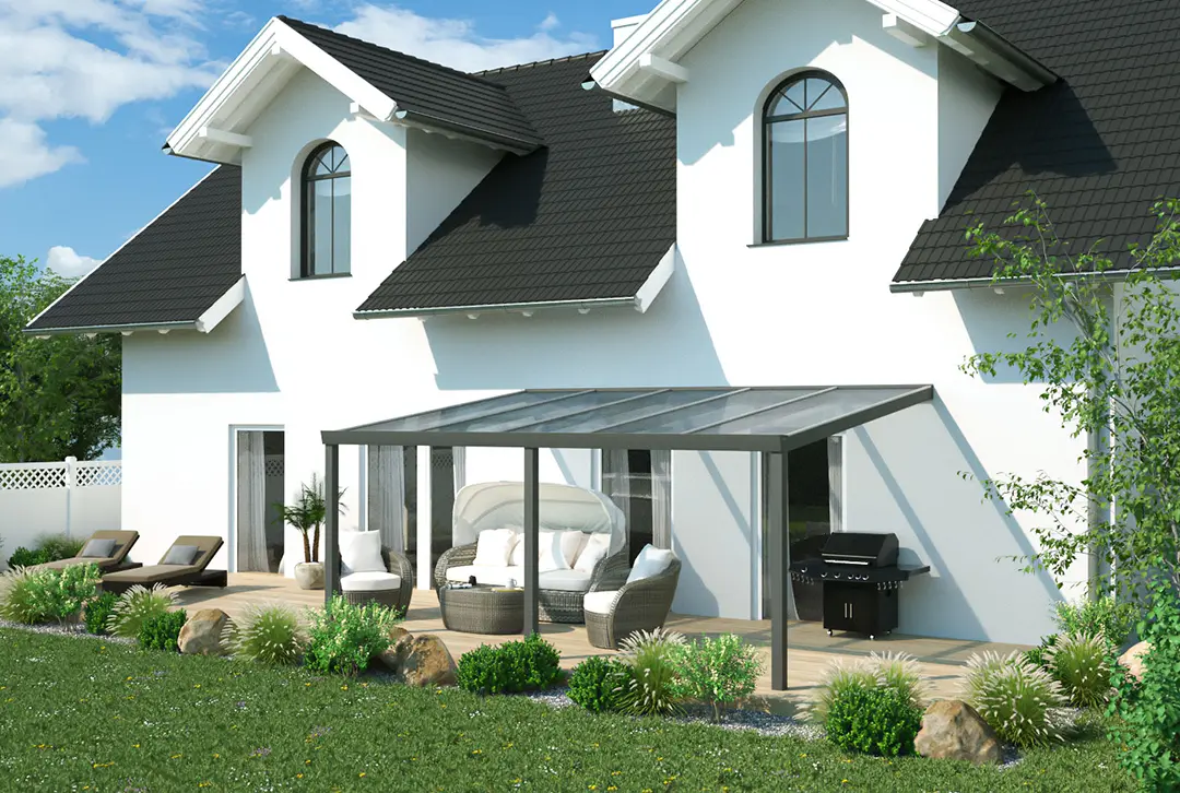 Pergola aus Aluminium