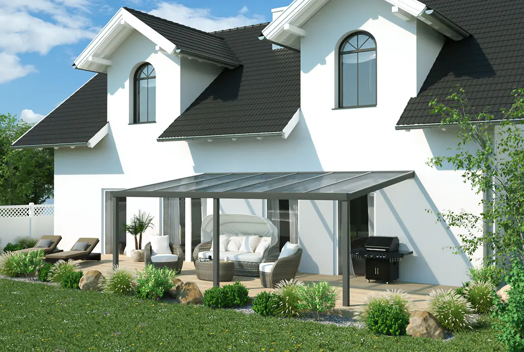 Terrassenüberdachungen aus Aluminium